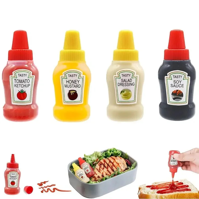mini  bouteilles à sauces