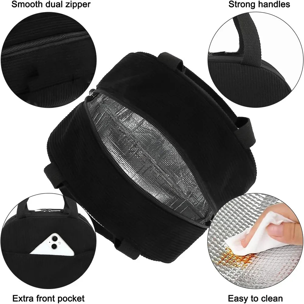 Sac isotherme en velour