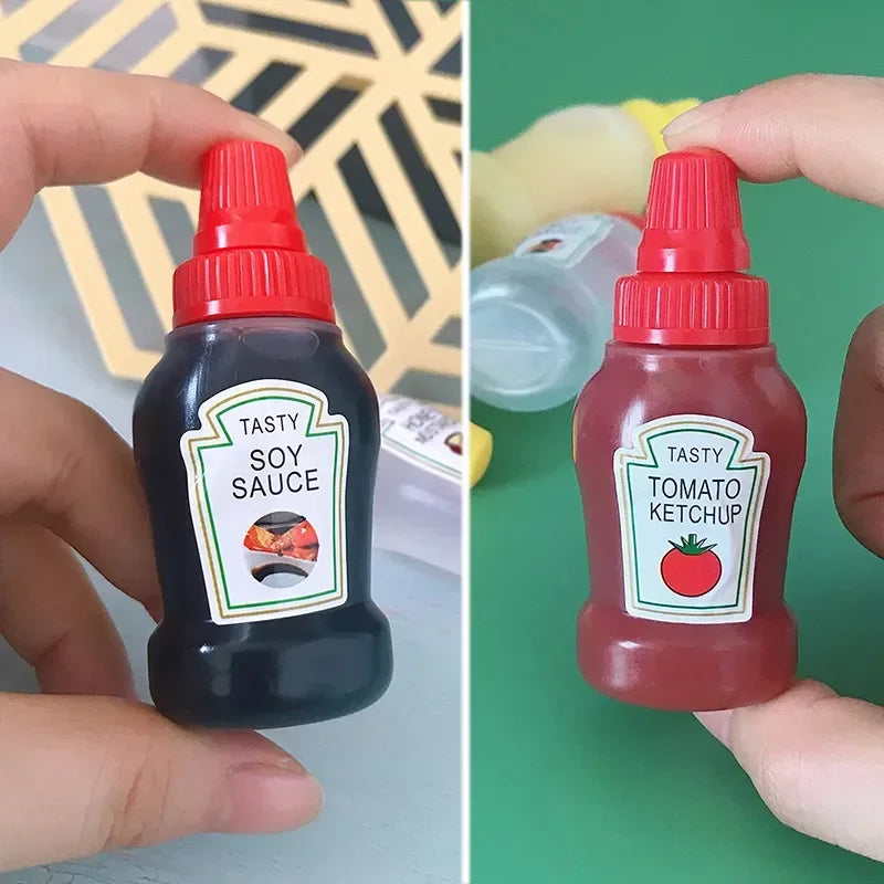 mini  bouteilles à sauces