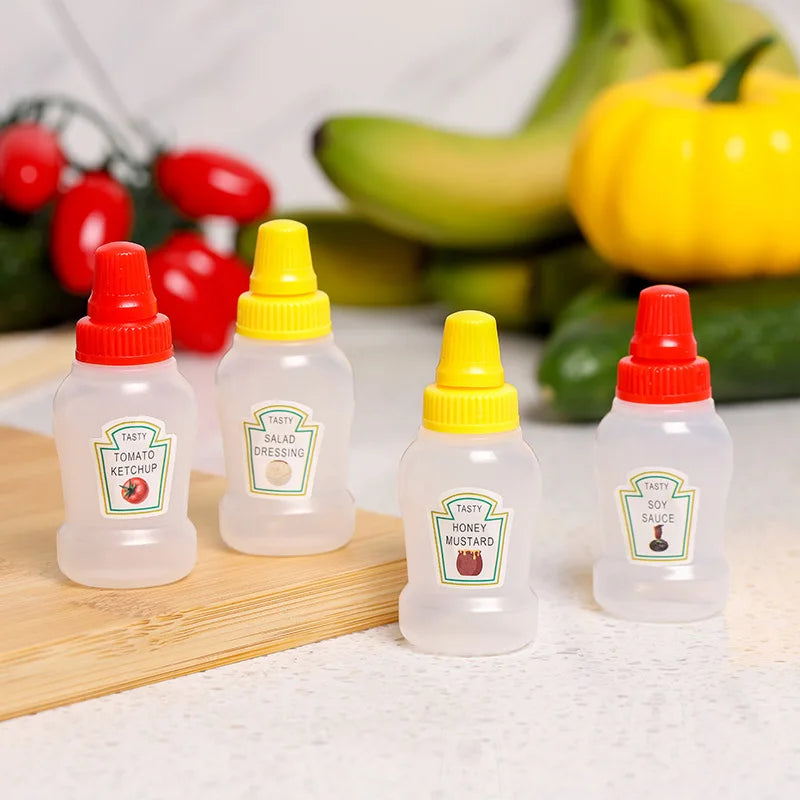 mini  bouteilles à sauces
