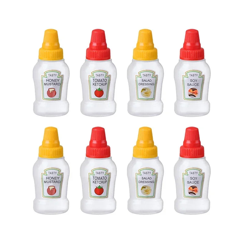 mini  bouteilles à sauces