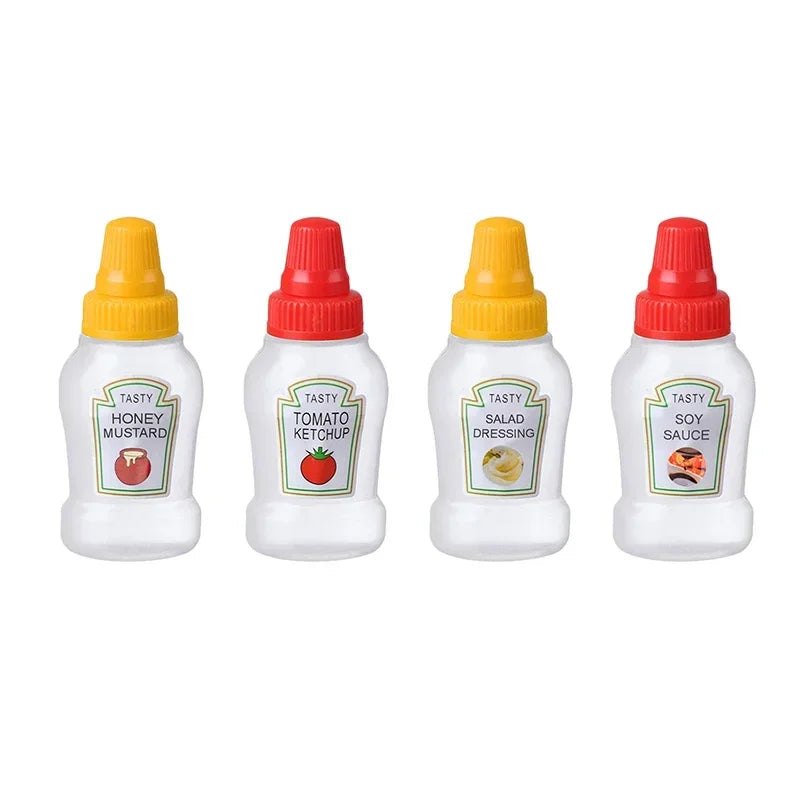 mini  bouteilles à sauces