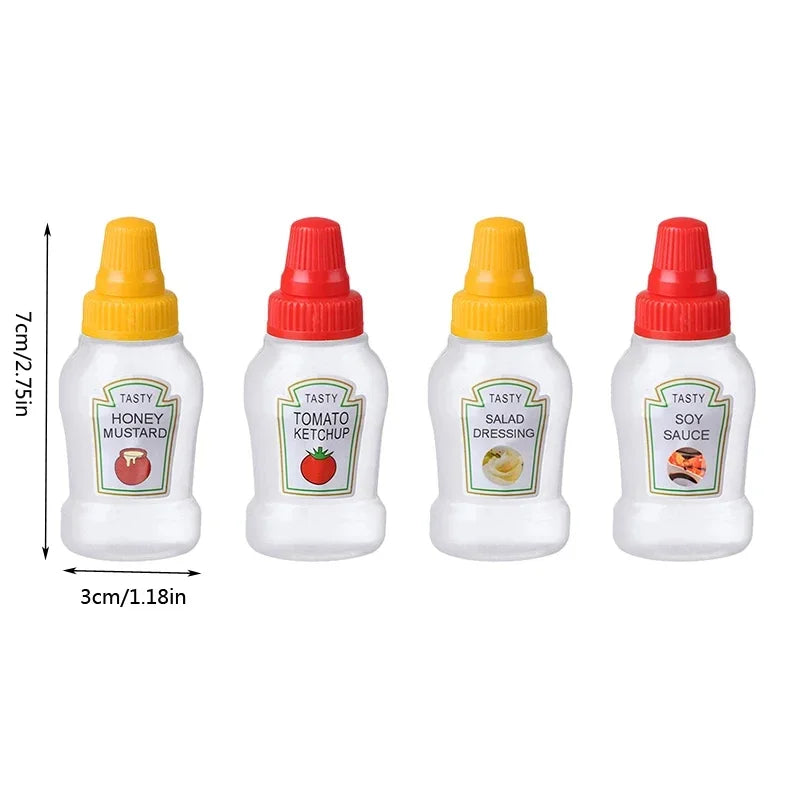 mini  bouteilles à sauces