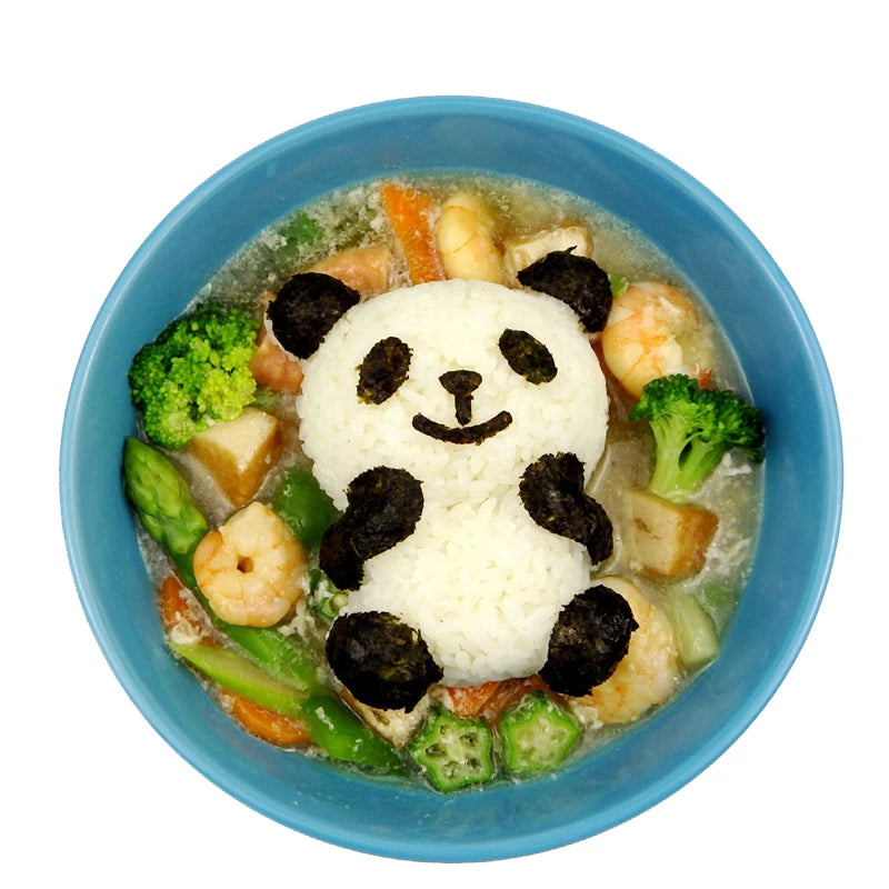 Moule à riz et sandwichs panda