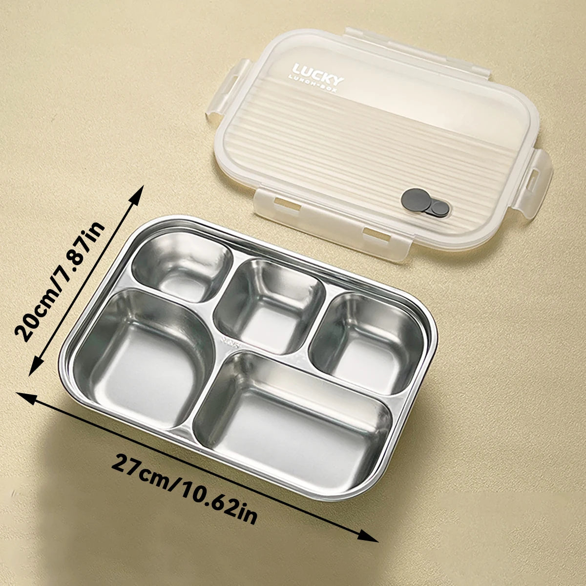 Boite à bento en acier inoxydable