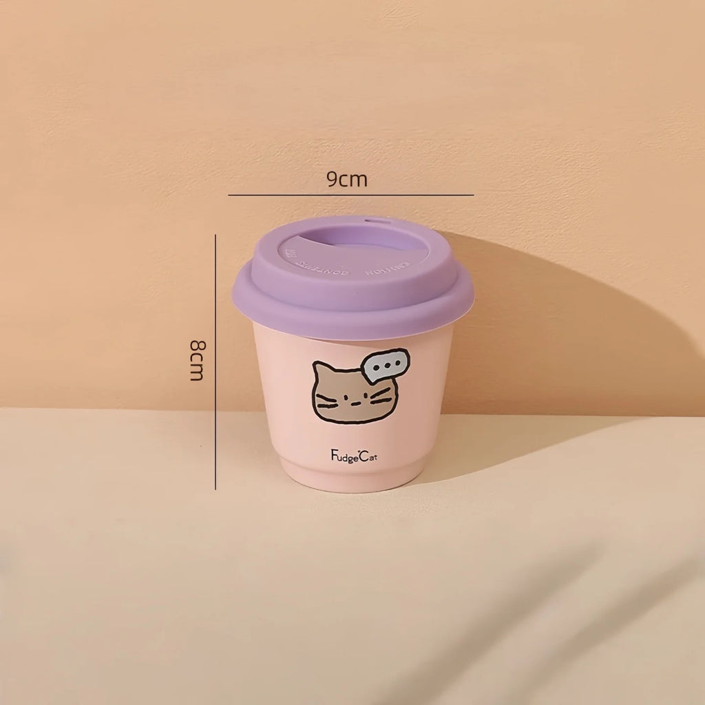 Mug en céramique avec couvercle en silicone